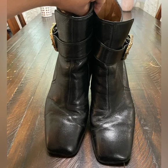 Gucci Dionysus Jodhpur Ankle lift boots lion buckle slip on - Picture 6 of 15